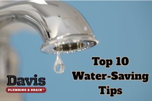 a dripping faucet in Camden, NJ that highlights the importance of saving water